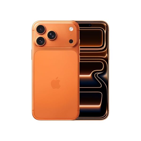 iPhone 17 Pro Max 2 TB: 17.42 cm (6.9″) Display with Promotion, A19 Pro Chip, Best Battery Life in Any iPhone Ever, Pro Fusion Camera System, Center Stage Front Camera; Cosmic Orange